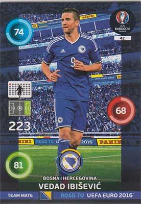 Adrenalyn Road to Euro 2016, BIH, Vedid Ibisevic