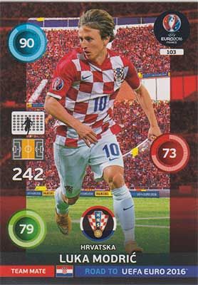 Adrenalyn Road to Euro 2016, CRO, Luka Modric