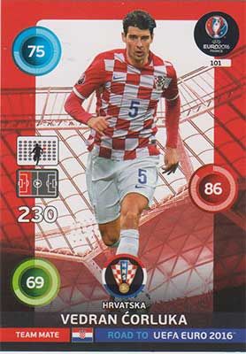 Adrenalyn Road to Euro 2016, CRO, Vedran Corluka