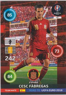 Adrenalyn Road to Euro 2016, ESP, Cesc Fabregas