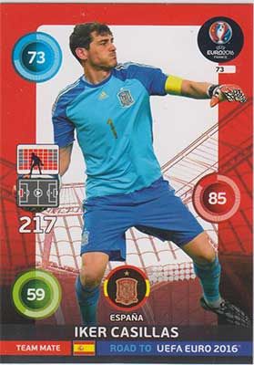 Adrenalyn Road to Euro 2016, ESP, Iker Casillas