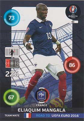 Adrenalyn Road to Euro 2016, FRA, Eliaquim Mangala