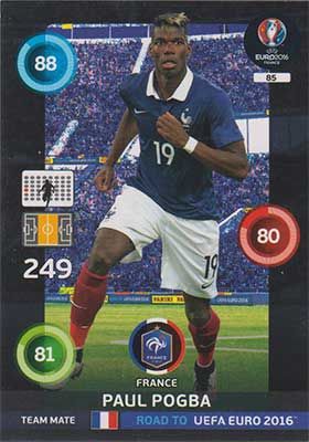 Adrenalyn Road to Euro 2016, FRA, Paul Pogba