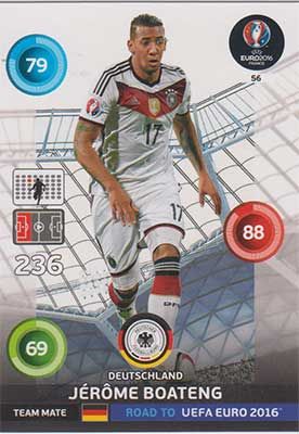 Adrenalyn Road to Euro 2016, GER, Jerome Boateng