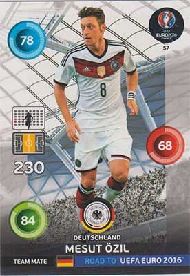 Adrenalyn Road to Euro 2016, GER, Mesut Özil