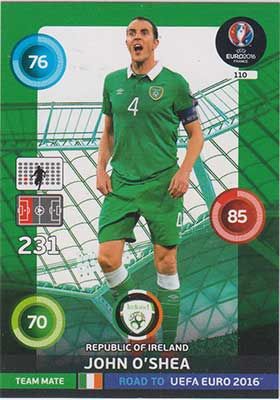 Adrenalyn Road to Euro 2016, IRL, John Oshea