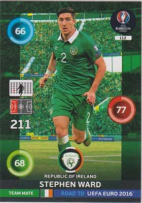 Adrenalyn Road to Euro 2016, IRL, Stephen Ward