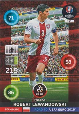 Adrenalyn Road to Euro 2016, POL, Robert Lewandowski