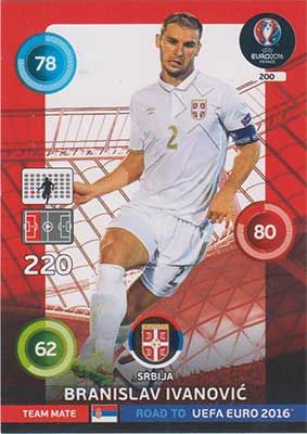 Adrenalyn Road to Euro 2016, SRB, Branislav Ivanovic
