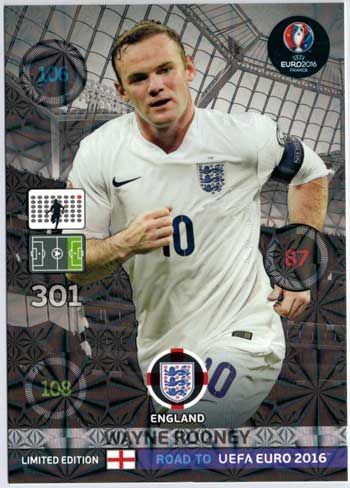 Adrenalyn Road to Euro 2016, Wayne Rooney