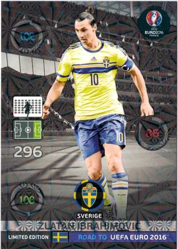 Adrenalyn Road to Euro 2016, Zlatan Ibrahimovic