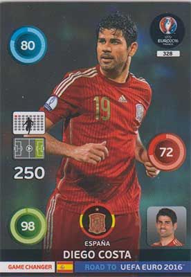 Adrenalyn Road to Euro 2016, ESP, Diego Costa
