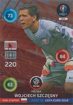 Adrenalyn Road to Euro 2016, POL, Wojciech Szczesny