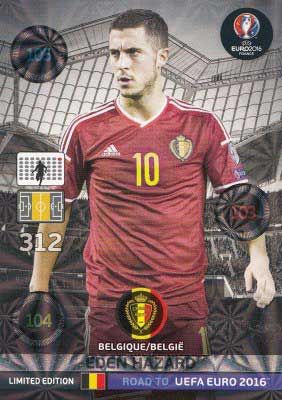 Adrenalyn Road to Euro 2016, Eden Hazard