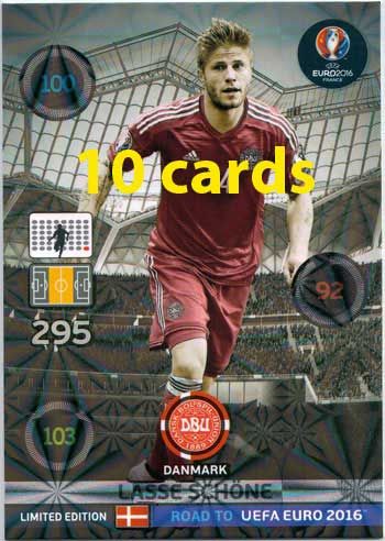 Adrenalyn Road to Euro 2016, Lasse Schøne / Lasse Schone (10 cards)