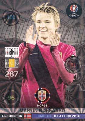 Adrenalyn Road to Euro 2016, Martin Ødegaard / Martin Odegaard