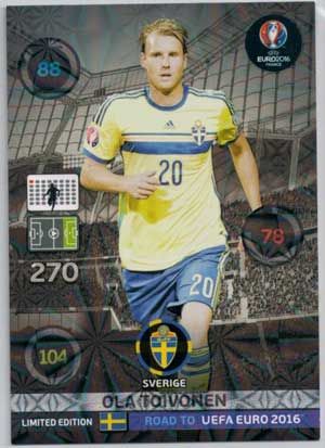 Adrenalyn Road to Euro 2016, Ola Toivonen