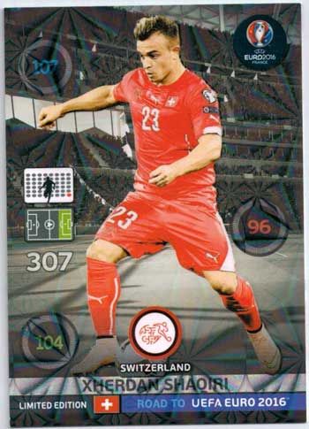 Adrenalyn Road to Euro 2016, Xherdan Shaqiri