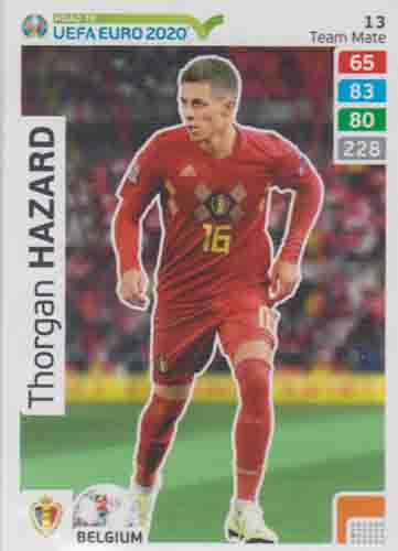 Adrenalyn XL Road to UEFA EURO 2020 #013 Thorgan Hazard (Belgium)