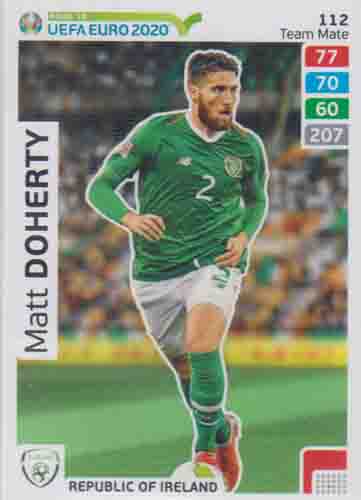 Adrenalyn XL Road to UEFA EURO 2020 #112 Matt Doherty (Republic of Ireland)