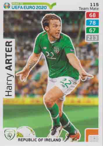Adrenalyn XL Road to UEFA EURO 2020 #115 Harry Arter (Republic of Ireland)