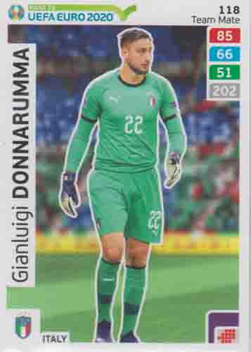 Adrenalyn XL Road to UEFA EURO 2020 #118 Gianluigi Donnarumma (Italy)