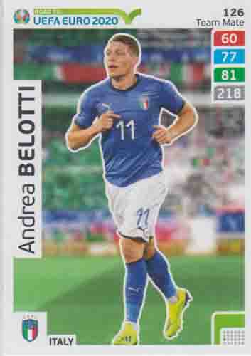 Adrenalyn XL Road to UEFA EURO 2020 #126 Andrea Belotti (Italy)