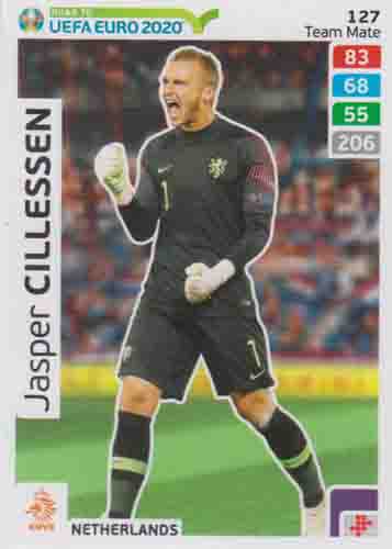 Adrenalyn XL Road to UEFA EURO 2020 #127 Jasper Cillessen (Netherlands)
