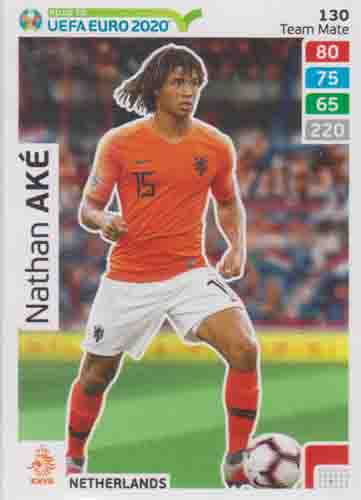 Adrenalyn XL Road to UEFA EURO 2020 #130 Nathan Aké (Netherlands)