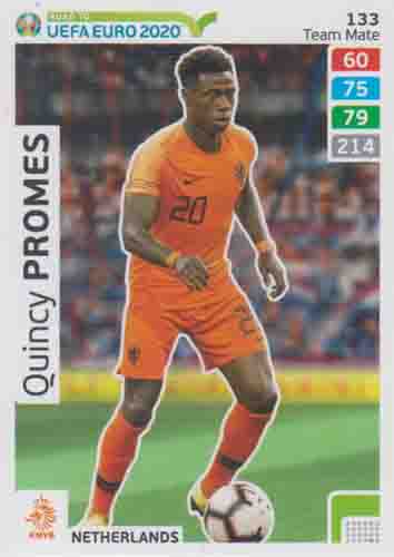 Adrenalyn XL Road to UEFA EURO 2020 #133 Quincy Promes (Netherlands)