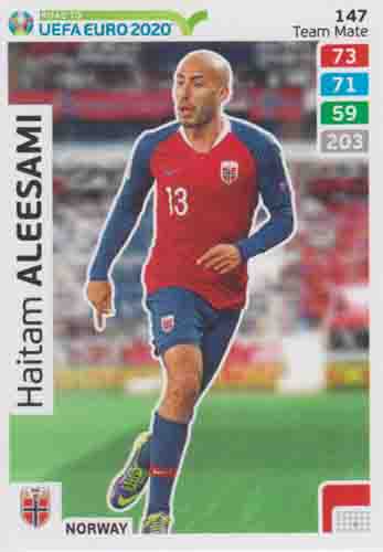 Adrenalyn XL Road to UEFA EURO 2020 #147 Haitam Alessami (Norway)