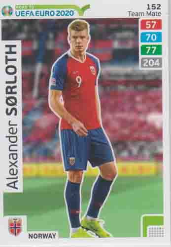 Adrenalyn XL Road to UEFA EURO 2020 #152 Alexander Sörloth (Norway)