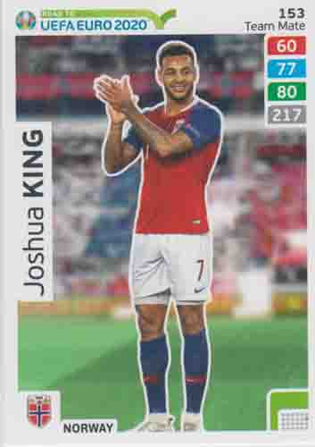 Adrenalyn XL Road to UEFA EURO 2020 #153 Joshua King (Norway)