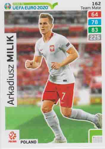 Adrenalyn XL Road to UEFA EURO 2020 #162 Arkadiusz Milik (Poland)
