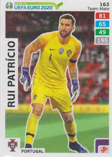 Adrenalyn XL Road to UEFA EURO 2020 #163 Rui Patricio (Portugal)