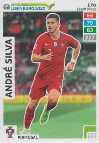 Adrenalyn XL Road to UEFA EURO 2020 #170 André Silva (Portugal)