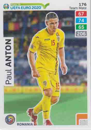 Adrenalyn XL Road to UEFA EURO 2020 #176 Paul Anton (Romania)
