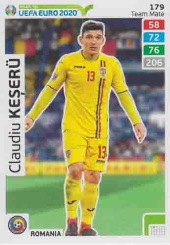 Adrenalyn XL Road to UEFA EURO 2020 #179 Claudiu Keșerü (Romania)