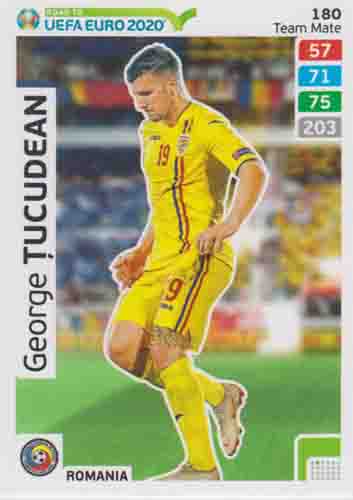 Adrenalyn XL Road to UEFA EURO 2020 #180 George Țucudean (Romania)
