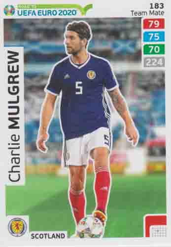 Adrenalyn XL Road to UEFA EURO 2020 #183 Charlie Mulgrew (Scotland)