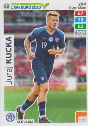 Adrenalyn XL Road to UEFA EURO 2020 #204 Juraj Kucka (Slovakia)