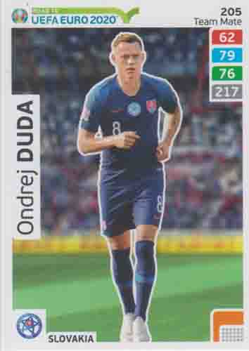 Adrenalyn XL Road to UEFA EURO 2020 #205 Ondrej Duda (Slovakia)