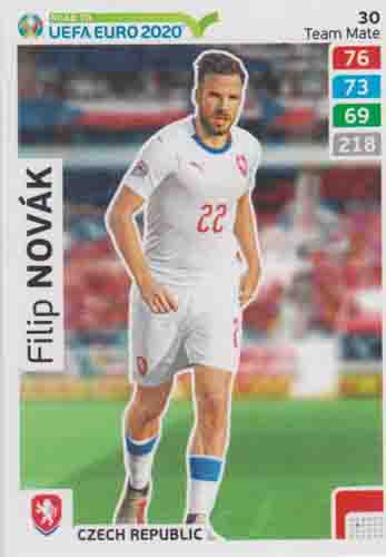 Adrenalyn XL Road to UEFA EURO 2020 #030 Filip Novák (Czech Republic)