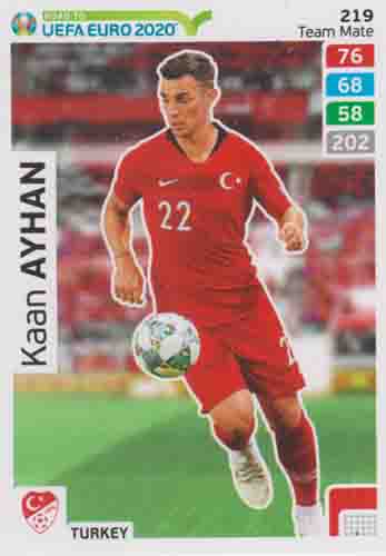 Adrenalyn XL Road to UEFA EURO 2020 #219 Kaan Ayhan (Turkey)
