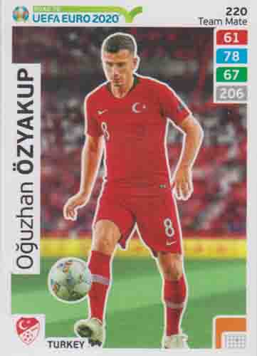 Adrenalyn XL Road to UEFA EURO 2020 #220 Oğuzhan Özkayup (Turkey)