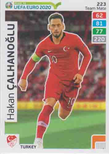 Adrenalyn XL Road to UEFA EURO 2020 #223 Hakan Çalhanoğlu (Turkey)