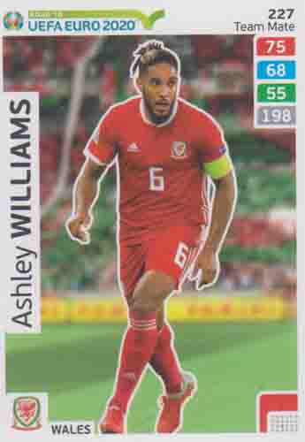 Adrenalyn XL Road to UEFA EURO 2020 #227 Ashley Williams (Wales)