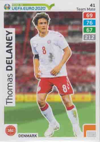 Adrenalyn XL Road to UEFA EURO 2020 #041 Thomas Delaney (Denmark)
