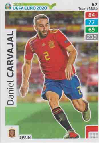 Adrenalyn XL Road to UEFA EURO 2020 #057 Daniel Carvajal (Spain)