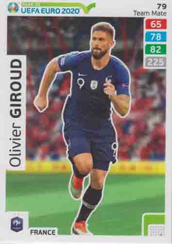 Adrenalyn XL Road to UEFA EURO 2020 #079 Olivier Giroud (France)